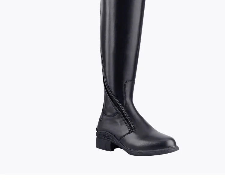 Equestrian / Horse Riding Unisex  Cow leather long riding boots.