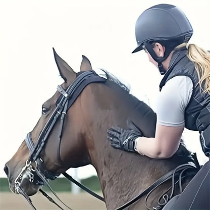 Breathable Polyester Horse Neck Protector – Anti-Wrinkle Equestrian Gear for Riding and Training @ ghoddosh.com