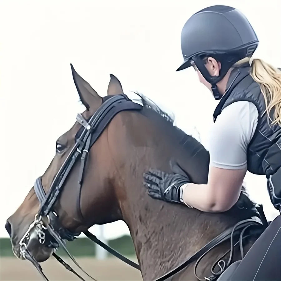 Breathable Polyester Horse Neck Protector – Anti-Wrinkle Equestrian Gear for Riding and Training @ ghoddosh.com