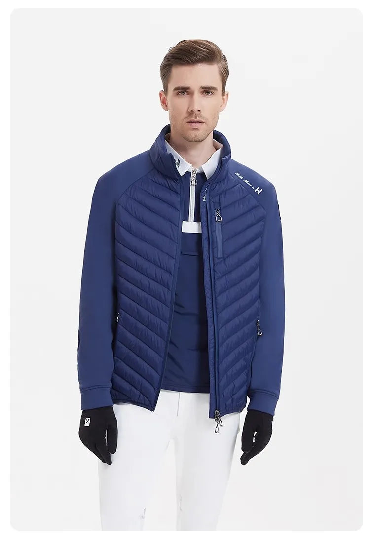 Hello Horse Unisex Equestrian  warm , Lightweight , Horse Riding Training Jacket With Stirrups Zip Shape @ ghoddosh.com