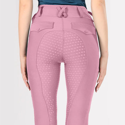 Horse Riding Pants  Women Equestrian  Full Seat Silicone Breeches - Ghoddosh