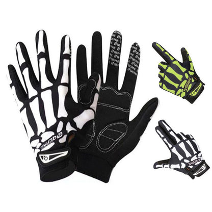 Skull Full Finger Knuckle Anti-slip Gloves . Ghoddosh