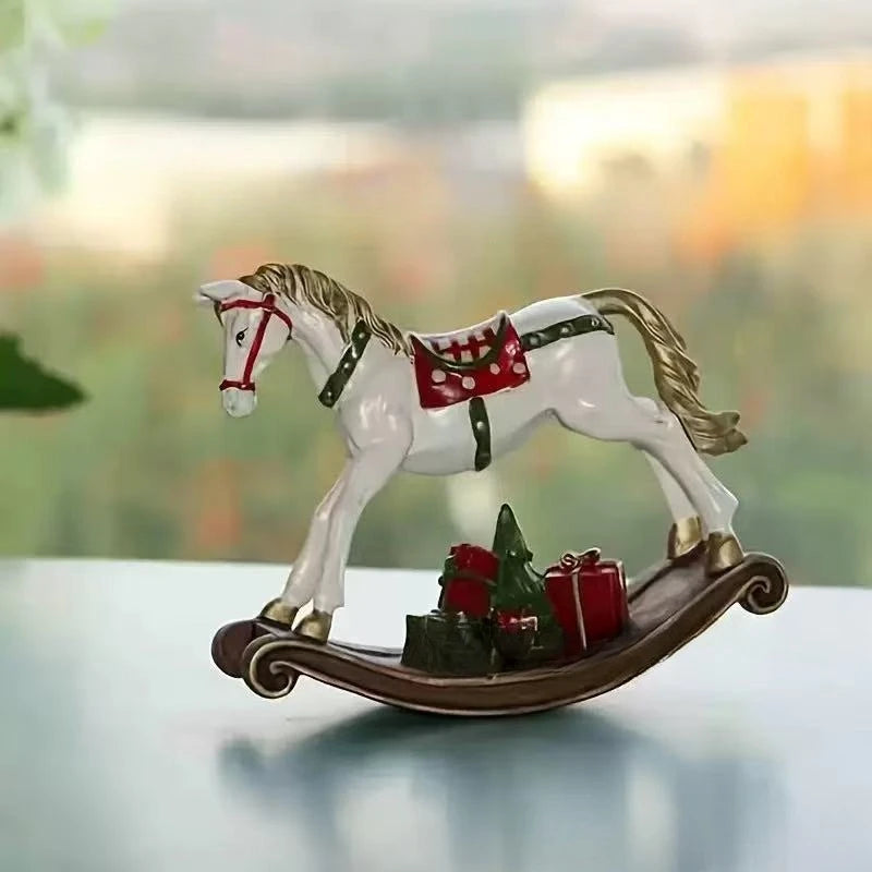 New Christmas Tree Accessories - Red Resin Retro Painted Trojan Horse  Ornaments @ghoddosh.com