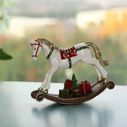 New Christmas Tree Accessories - Red Resin Retro Painted Trojan Horse  Ornaments @ghoddosh.com