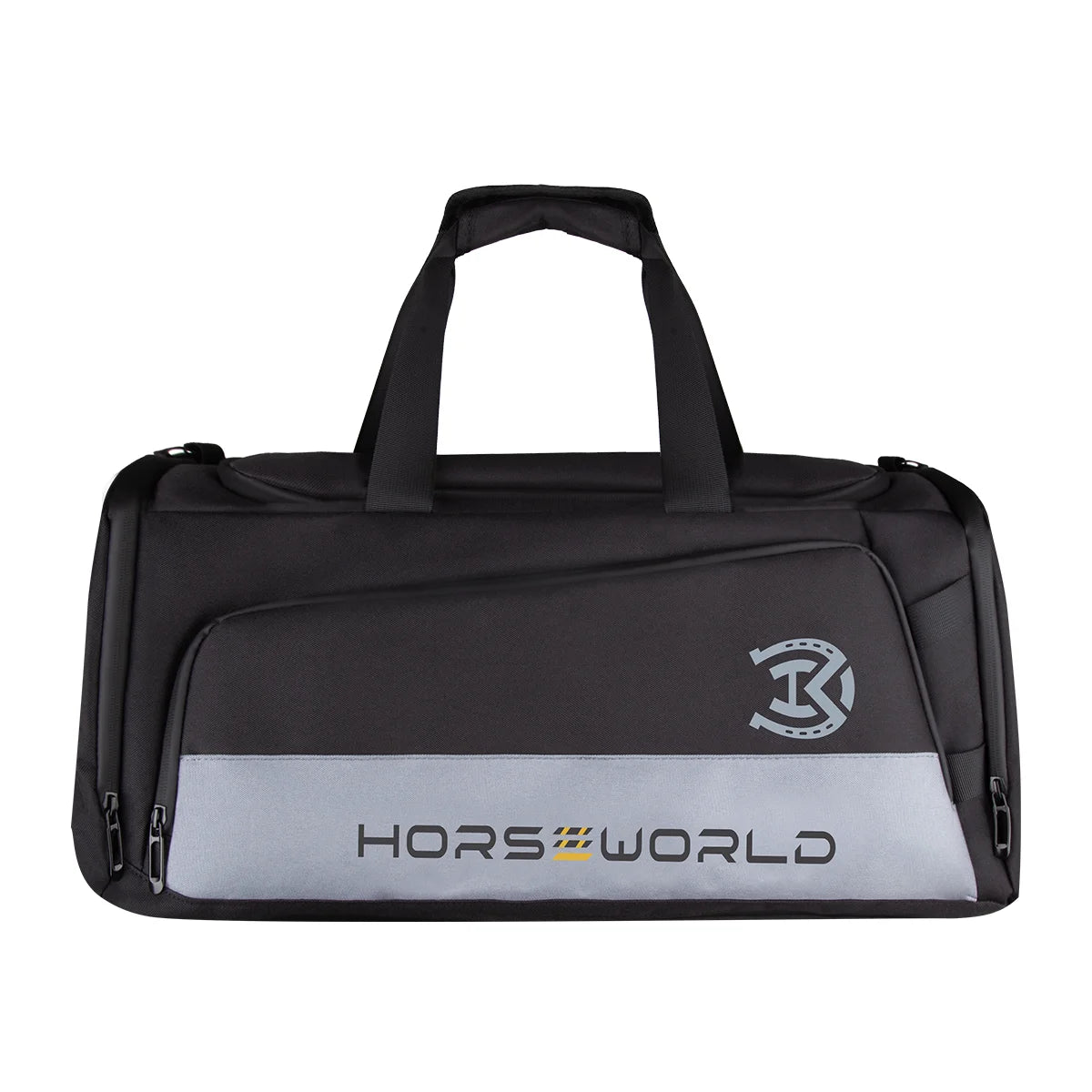 2-in-1 Riding Gear Bag: Convertible Backpack/Crossbody with Individual Pockets for Boots, Helmet & Whip