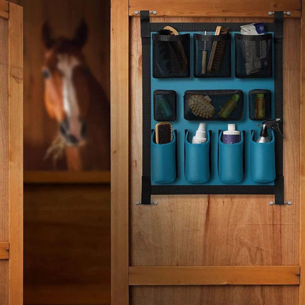 Horse Tack Storage Multi-Pocket  Bag /   Horse Trailer Grooming items Organization Bag @ ghoddosh.com
