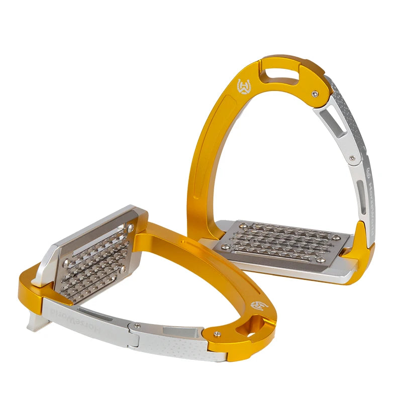 Horseworld Safety Stirrups / Available in Green /Black /Blue / Red / Yellow/ Purple - Ghoddosh