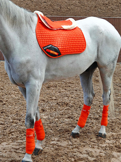 Horse Riding  lined horse back saddle half pad