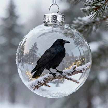Nature's Birds Clear Christmas Ornament, Hummingbird Christmas Tree Ornaments @ghoddosh.com