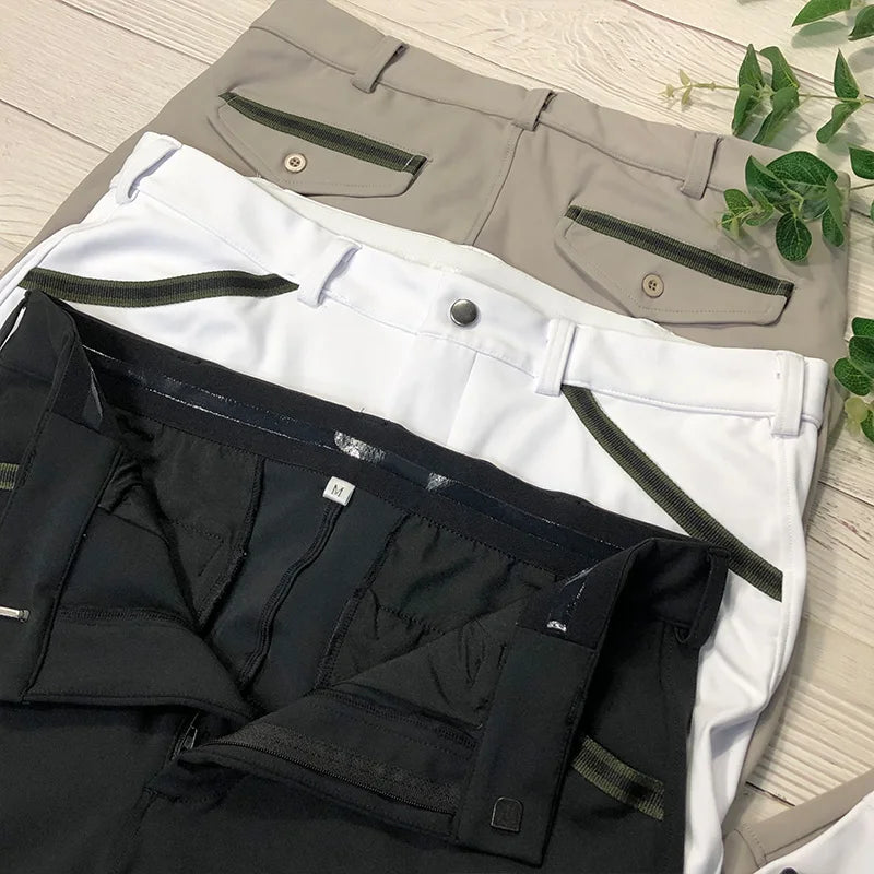 Men Horse Riding Pants  Equestrian Silicone Men Leggings - Ghoddosh