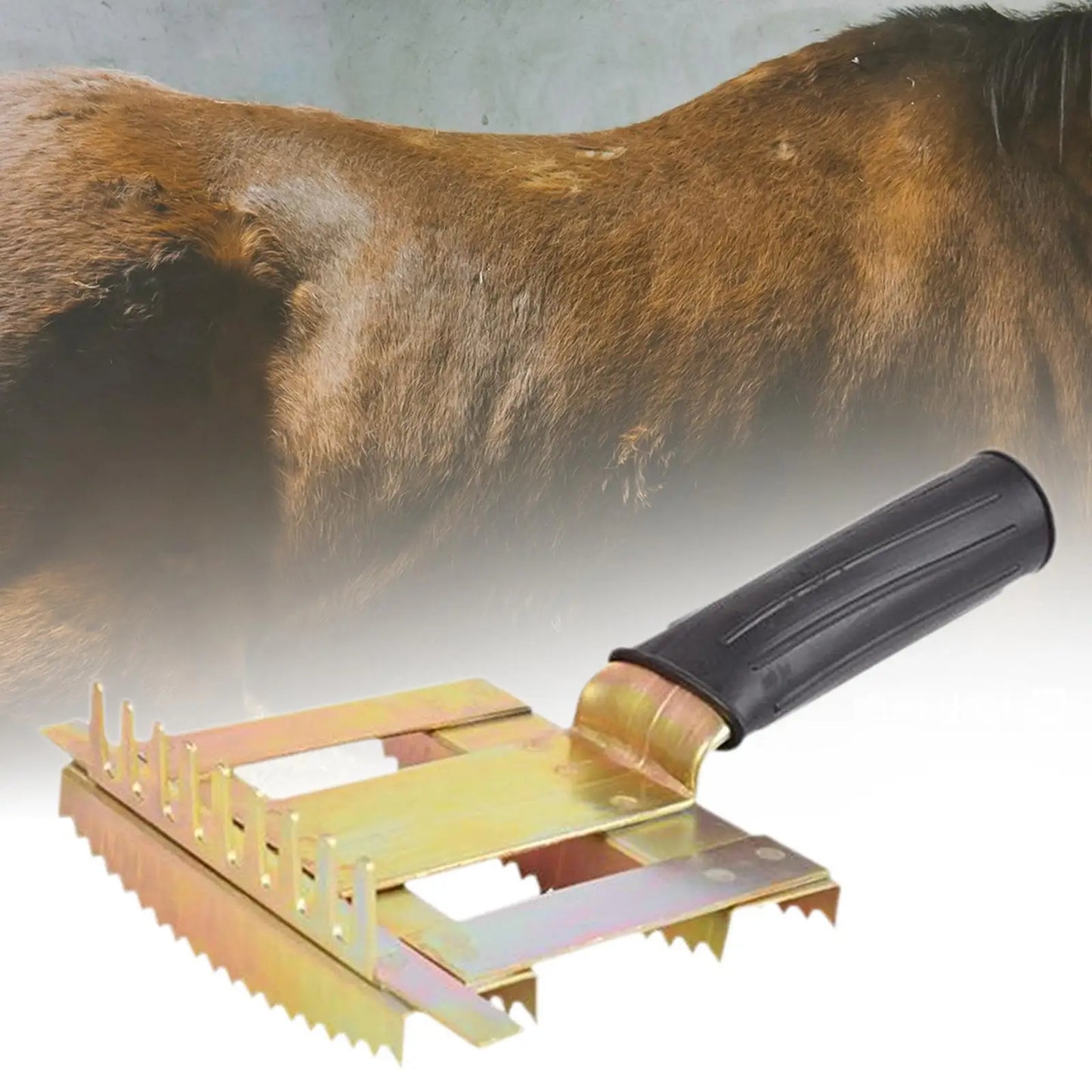 Livestock Shedding Portable Comb - Animals shedding Tool for Dog, Bull Sheep, Cow, Horses . @ghddosh.com