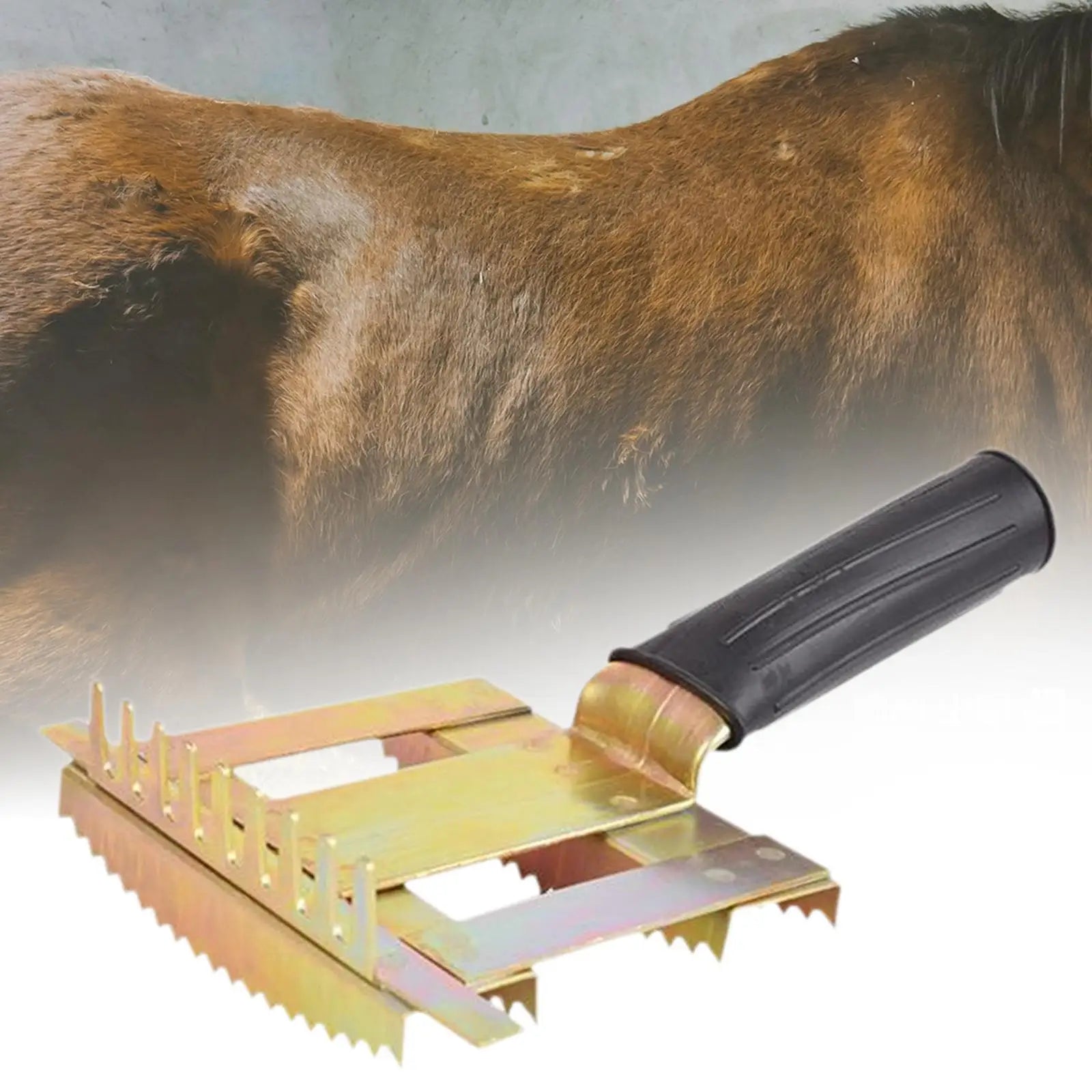 Livestock Shedding Portable Comb - Animals shedding Tool for Dog, Bull Sheep, Cow, Horses . @ghddosh.com