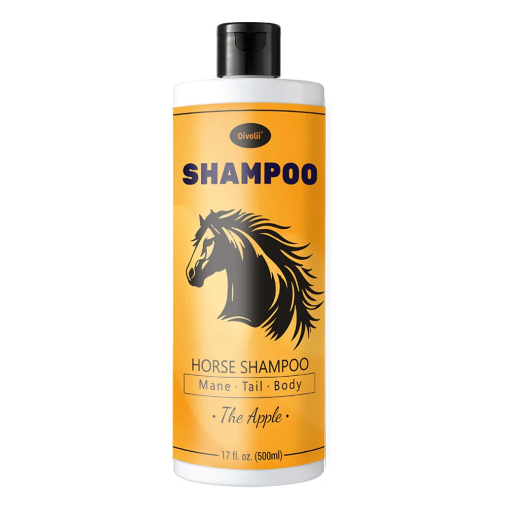 Apple-Scented Gentle Moisturizing Horse Shampoo for Mane , Tail and Full Body @ ghoddosh.com