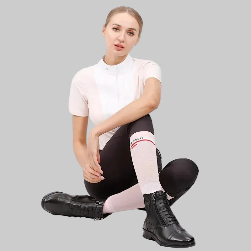 Hello Horse Equestrian  Socks - Breathable , Non-Slip , Antibacterial and Moisture-Absorbent Riding Socks @ ghoddosh.com
