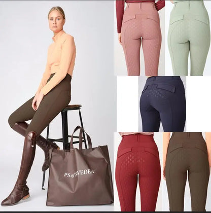 Western Full Seat  Horse Riding Tights with Pocket  - Ghoddosh