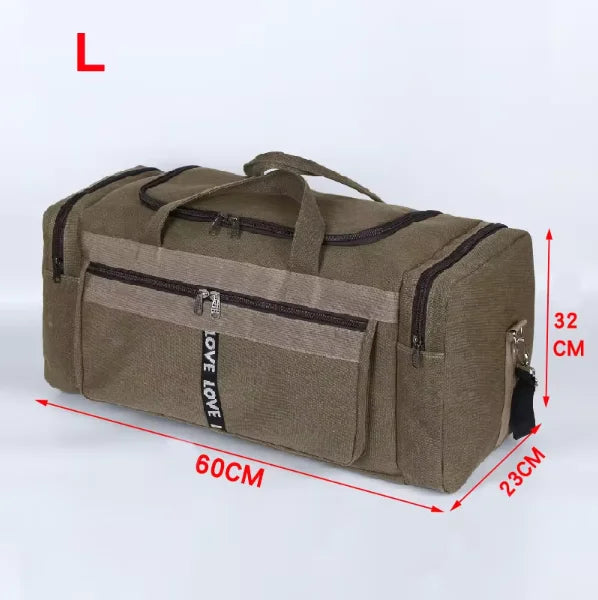 Large Canvas Waterproof  Duffel HandBag