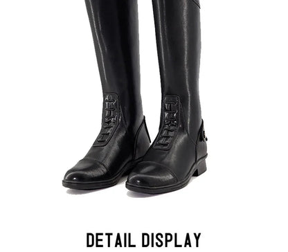 Genuine Leather Professional Equestrian Boots /Horse Riding Cowhide Long Boots