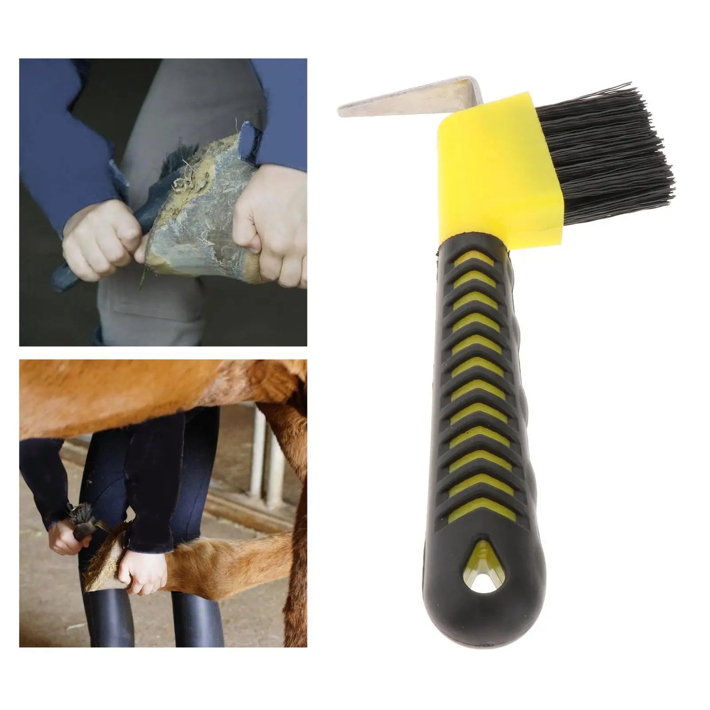 Horse Hoof Pick Brush grooming  Tool