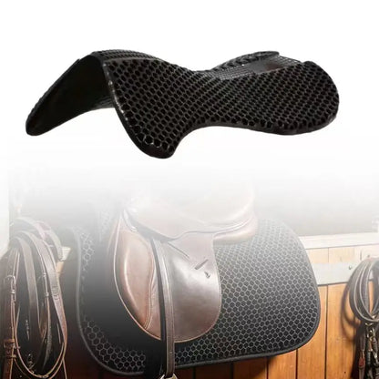 Anti-Slip Honeycomb Silicone Saddle Pad  Breathable Shock-Absorbing Horse Cushion @ ghoddosh.com