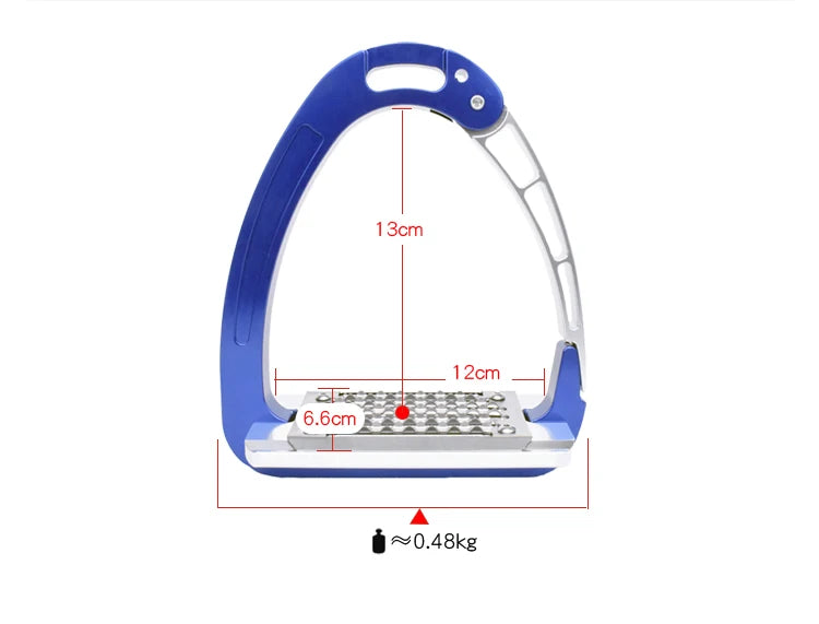 British Style Safety Open Design Equestrian Stirrups / Anti-Lock Horse Riding Saddle Stirrups . Ghoddosh