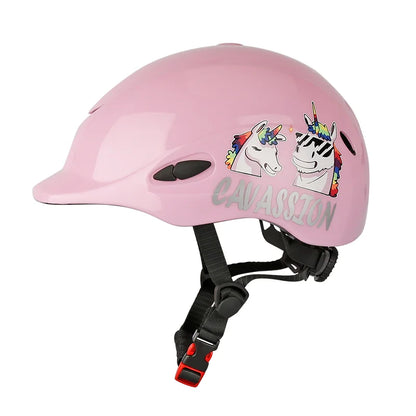 Horse Riding Helmet for Kids, Light Black Head Protector