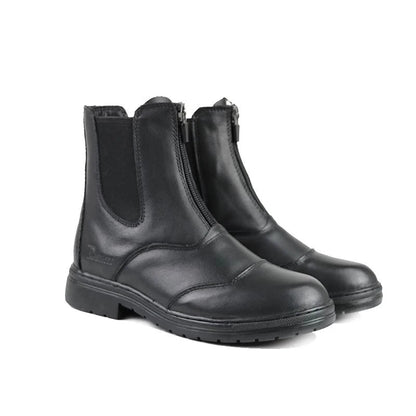 Children Equestrian  Boots , Cowhide Horse Riding Short Ankle Boots - Ghoddosh