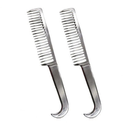 Horse Thickened Tooth Grooming Metal Comb - Ghoddosh