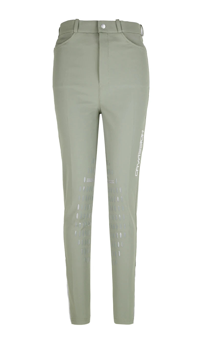 Equestrian Riding Breeches for Women/Men - Horseback Riding Tights with Silicone Knee Patch Grip @ ghoddosh.com
