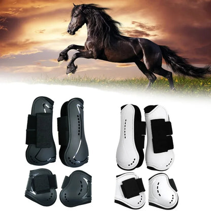 Adjustable PU-Neoprene Horse Splint Boots – Shock-Absorbing Leg Guards for Training & Jumping .Ghoddosh

