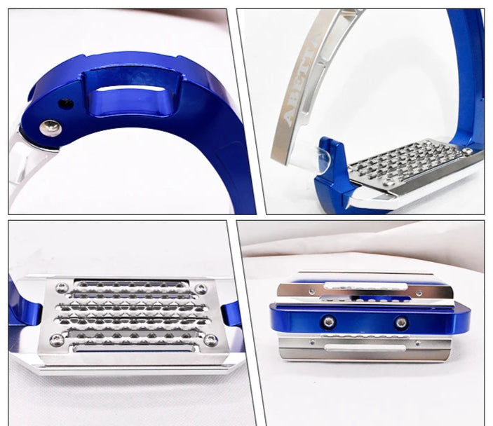 British Style Safety Open Design Equestrian Stirrups / Anti-Lock Horse Riding Saddle Stirrups . Ghoddosh