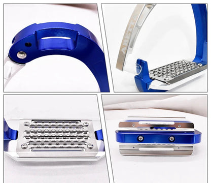 British Style Safety Open Design Equestrian Stirrups / Anti-Lock Horse Riding Saddle Stirrups . Ghoddosh