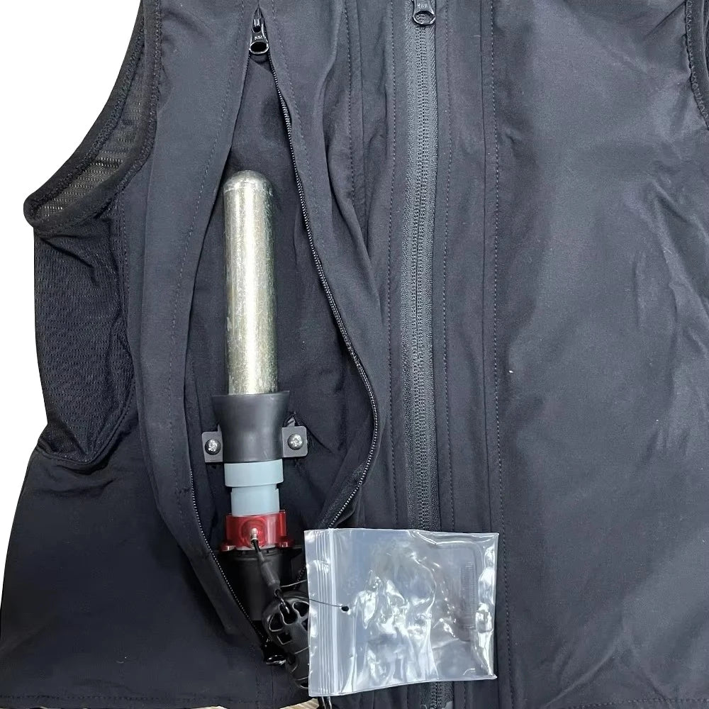 Pro Inflatable Equestrian Air Vest Nylon Spandex Safety Gear for Horseback Riding @ ghoddosh.com 
