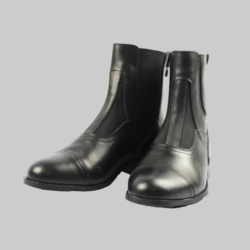 Unisex Equestrian Boots , Cowhide Leather ,Non-Slip, Shock-Absorbing & Breathable Horse Riding  Ankle Boots @ ghoddosh.com