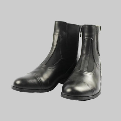 Unisex Equestrian Boots , Cowhide Leather ,Non-Slip, Shock-Absorbing & Breathable Horse Riding  Ankle Boots @ ghoddosh.com