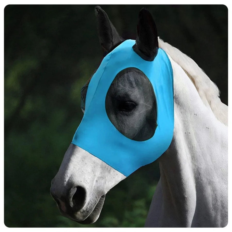 Horse mosquito repellent face mask