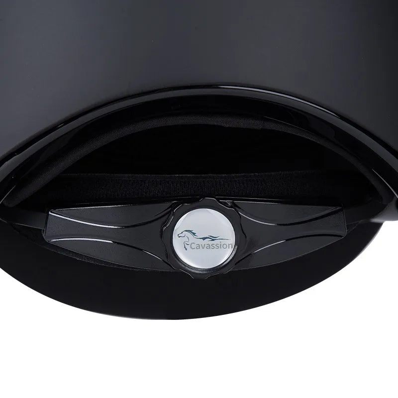 Diamond-Encrusted large brim equestrian helmet  / Adjustable riding cap