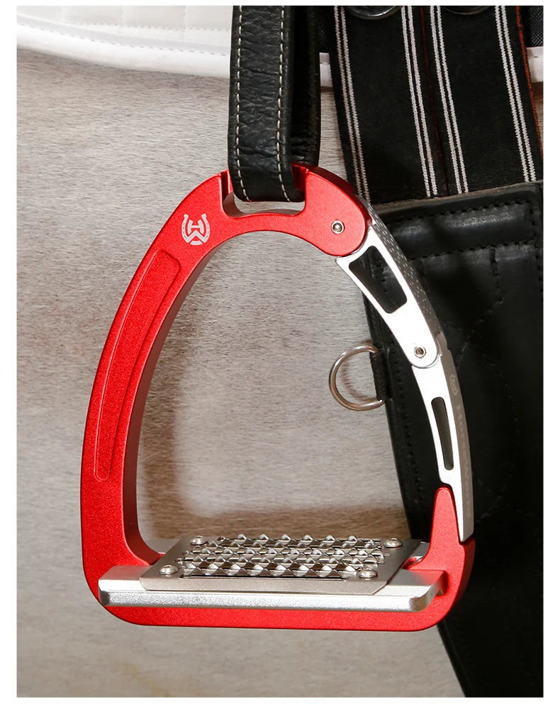 Horseworld Safety Stirrups / Available in Green /Black /Blue / Red / Yellow/ Purple - Ghoddosh