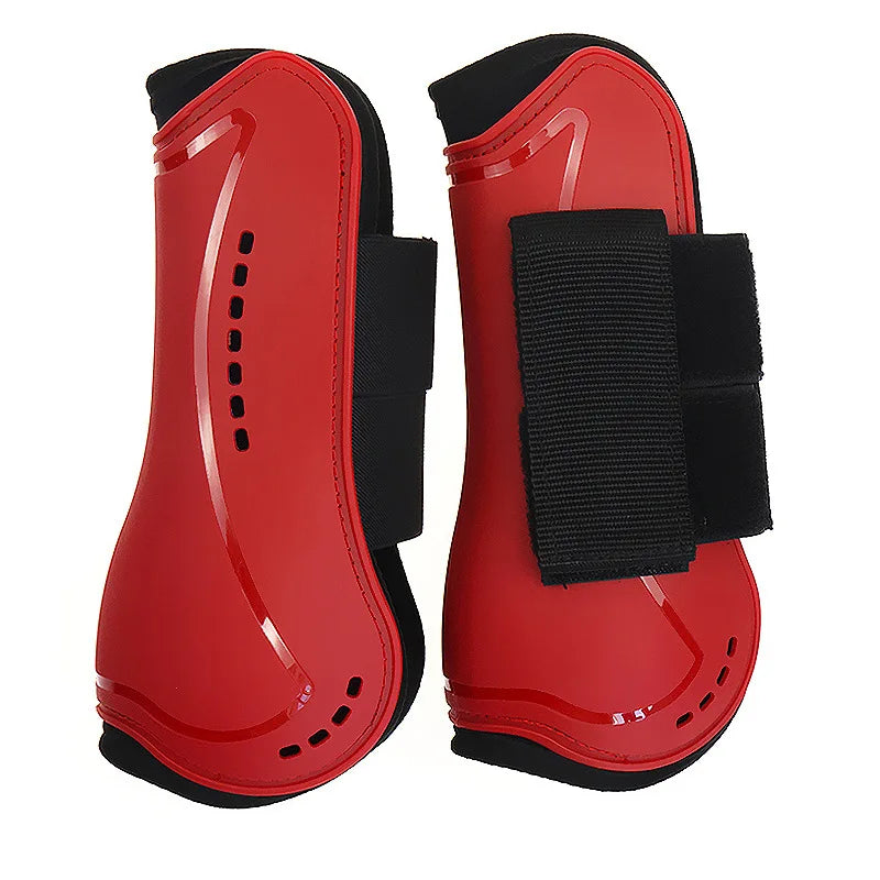 Adjustable PU-Neoprene Horse Splint Boots – Shock-Absorbing Leg Guards for Training & Jumping .Ghoddosh

