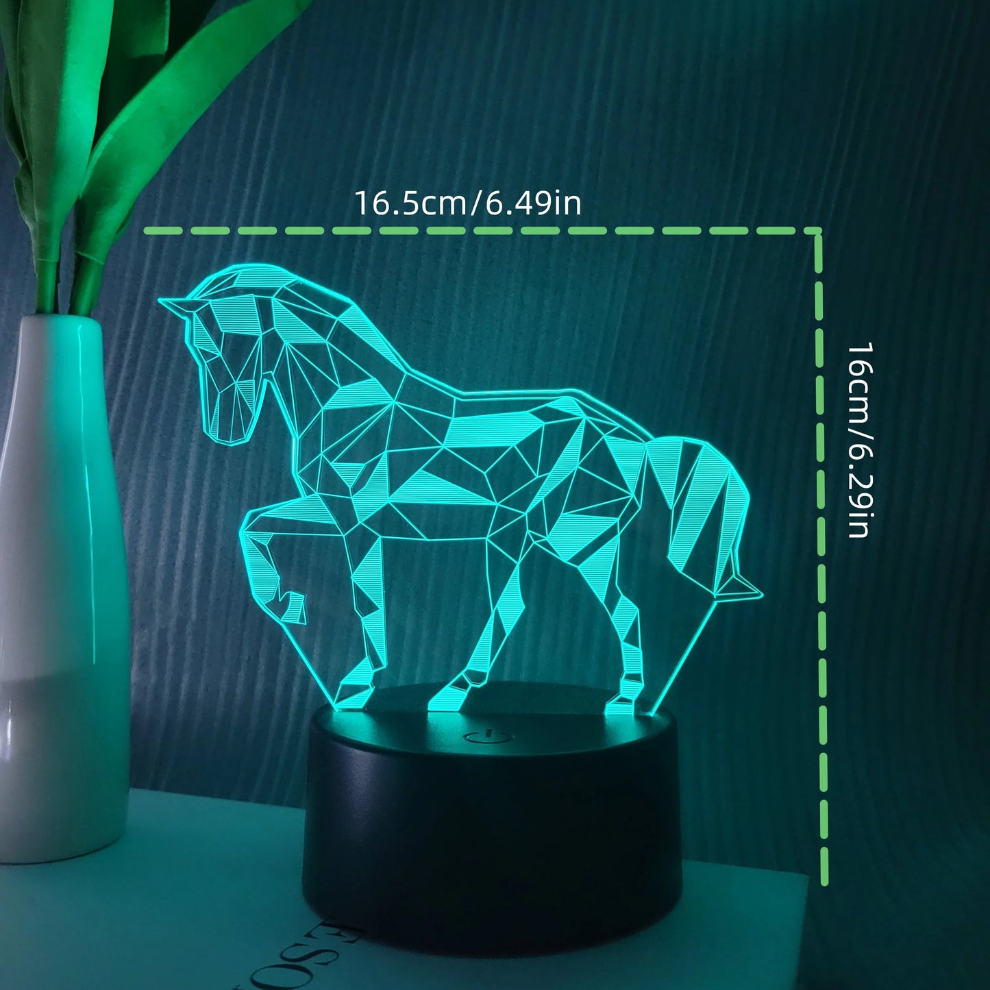 3D horse night decorative light