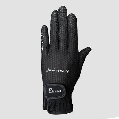 Unisex  Equestrian Gloves / Men's and Women's Riding  Hand-Centered Silicone Non-Slip Breathable Gloves . Ghoddosh 