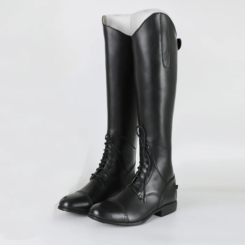 Horse Riding  Cow Leather  boots / Equestrian Unisex  Boots . Ghoddosh