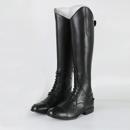 Horse Riding  Cow Leather  boots / Equestrian Unisex  Boots . Ghoddosh