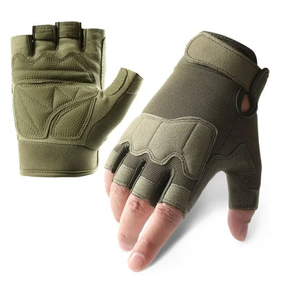 Half Finger Tactical Gloves for Men and Women ,  Breathable Riding Gloves