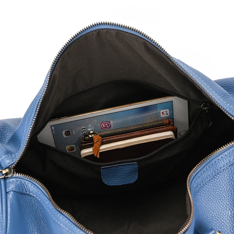 Luxury Genuine cow Leather Equipment Travel Bag - Ghoddosh 
