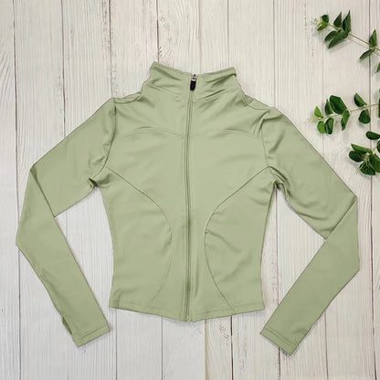 Women's Equestrian Base Layer Jacket – Long Sleeve Zip-Up Competition & Training Top