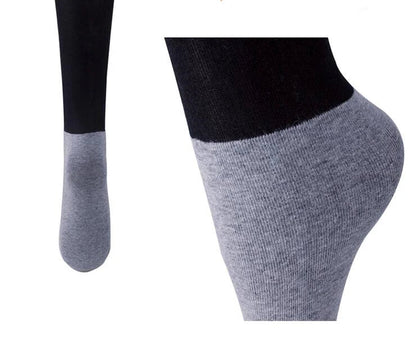 3 Pairs  high  Quality Men's Equestrian Socks - Combed Cotton Classical Gray Socks @ ghoddosh.com