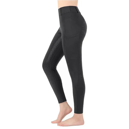 Black leggings with patterned design on a white background .Ghoddosh 