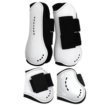 Adjustable PU-Neoprene Horse Splint Boots – Shock-Absorbing Leg Guards for Training & Jumping .Ghoddosh

