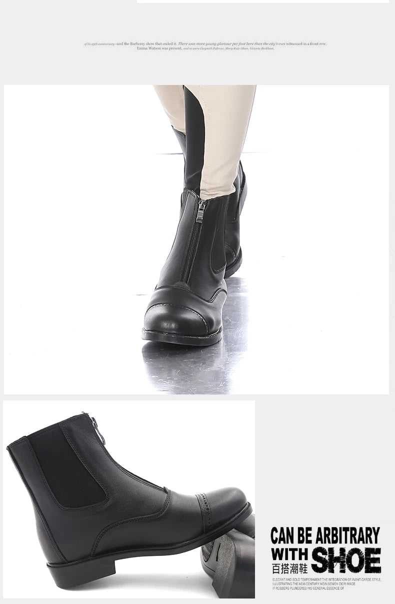 Equestrian Boots  Full Leather High Quality Horse Riding Boots - Ghoddosh
