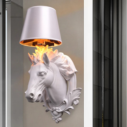 Elegant Equestrian LED Wall Sconce - Animal Art Light @ ghoddosh.com